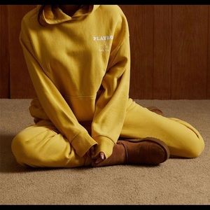 Limited edition Yellow PlayBoy ski resort hoodie